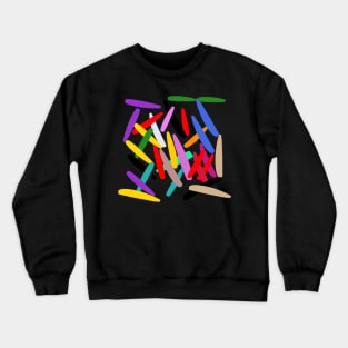 Pattern with bright and dark colors Crewneck Sweatshirt